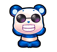 Wacky Panda Blue Panda Symbol