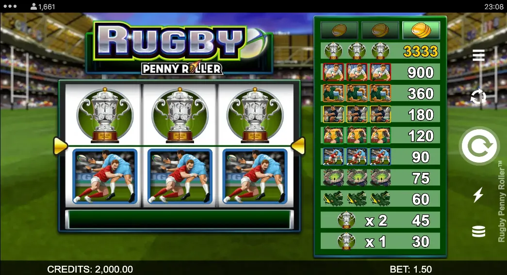 Rugby Penny Roller Cover Image