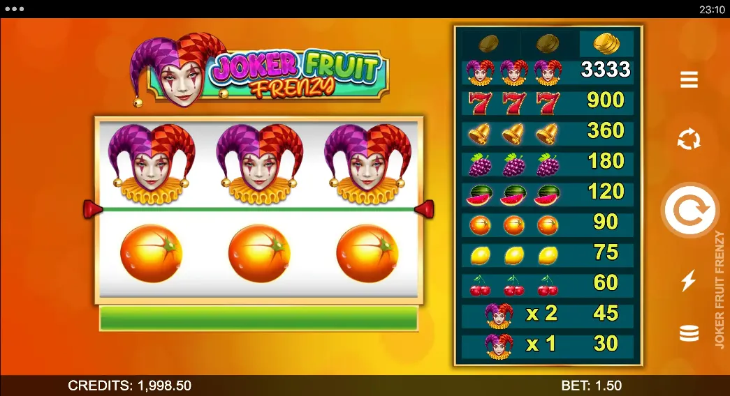Joker Fruit Frenzy Cover Image